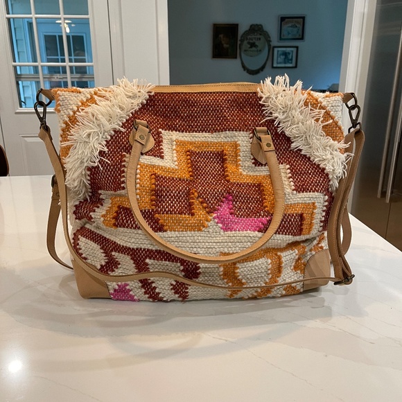 Free People Quick Trip Weekender Tote Bag - Picture 2 of 13